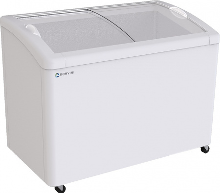 Морозильный ларь с гнутым стеклом Bonvini BFB 1501 T